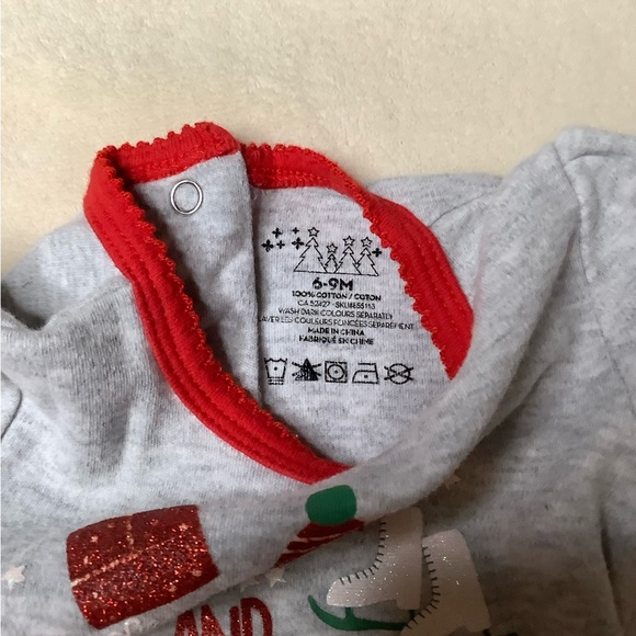 Merry and Bright Christmas Outfit 6 Months to 9 Month 6-9M 6M to 9M - Picture 2 of 3